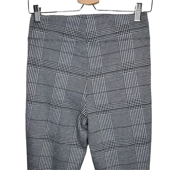 Max Studio Houndstooth Plaid Pull On Leggings NWT Size Small - Picture 7 of 13